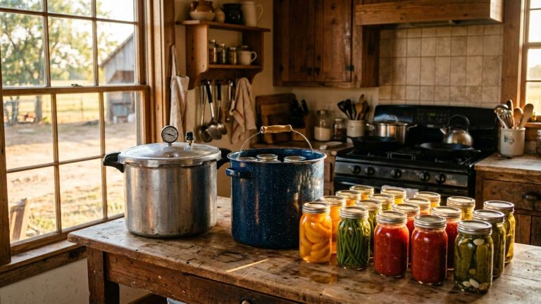 Water-Bath vs Pressure Canning: Which Foods Need Which, With Texas Altitude Rules